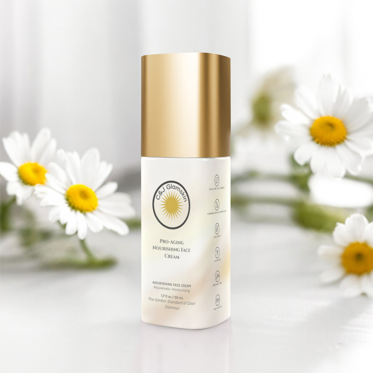 Pro-Aging Nourishing Face Cream for hydrated and nourished skin

Nourishing face cream for mature and dry-looking skin

Pro-Aging face moisturizer for soft radiant-looking skin

Hydrating nourishing facial cream for daily skincare

Face cream designed to nourish and moisturize the skin

Pro-Aging moisturizer for a smooth and supple complexion

Nourishing facial moisturizer for healthy-looking radiant skin

Daily face cream for hydration and skin nourishment

Rich moisturizing cream for soft 